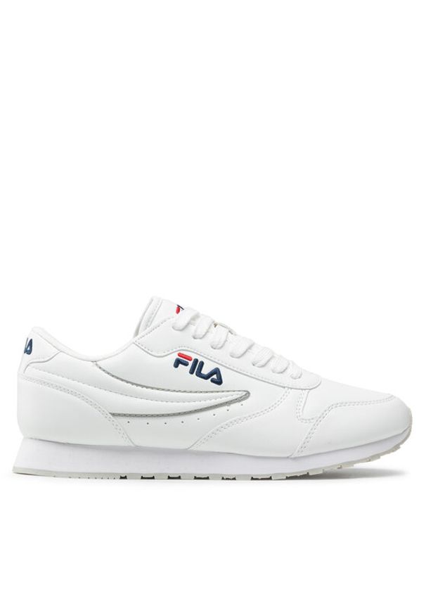 Fila Sneakersy Orbit Low 1010263.1FG Biały. Kolor: biały. Materiał: skóra