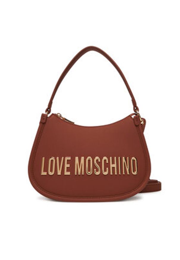Love Moschino - LOVE MOSCHINO Torebka JC4027PP1NKD0312 Brązowy. Kolor: brązowy. Materiał: skórzane