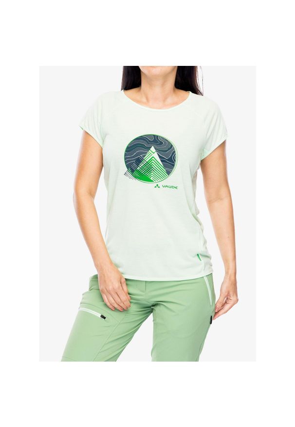 Koszulka szybkoschnąca damska Vaude Tekoa T-Shirt II. Kolor: zielony