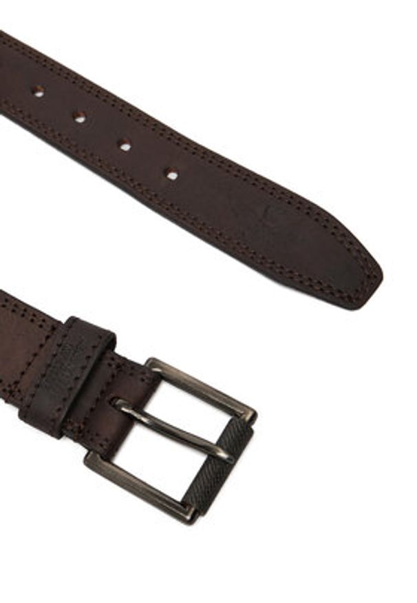 Aeronautica Militare Pasek Męski 252CP0237UPL00181 Brązowy. Kolor: brązowy. Materiał: skóra