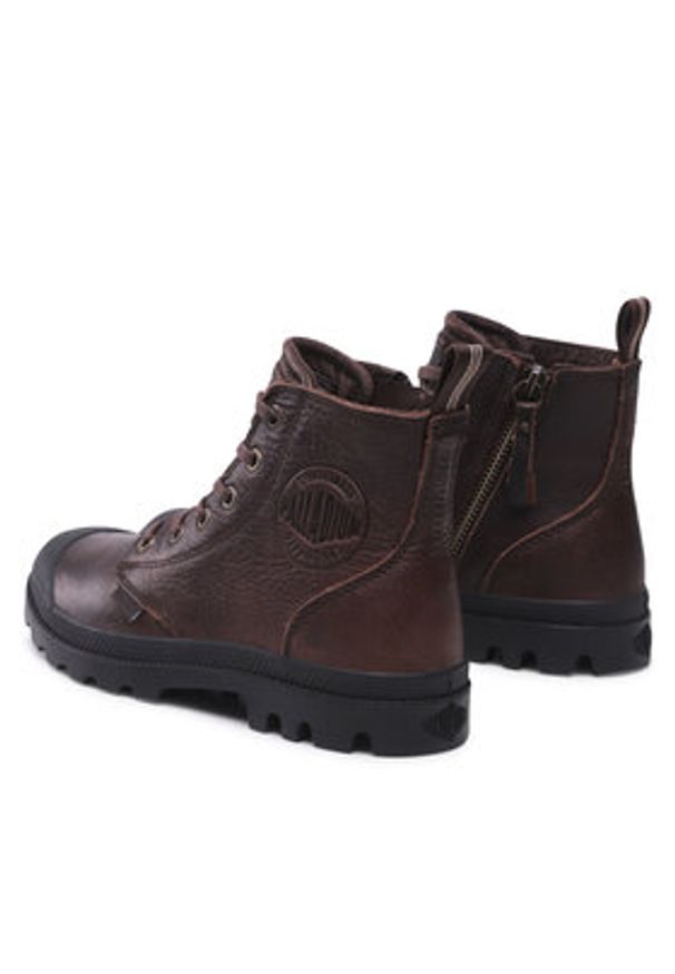 Palladium Trapery Pampa Zip Lth Ess 76888-248-M Brązowy. Kolor: brązowy. Materiał: skóra