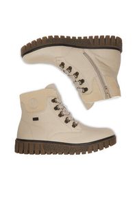 Rieker Trzewiki CEO-Y3433-60 Beżowy. Kolor: beżowy. Materiał: materiał #5