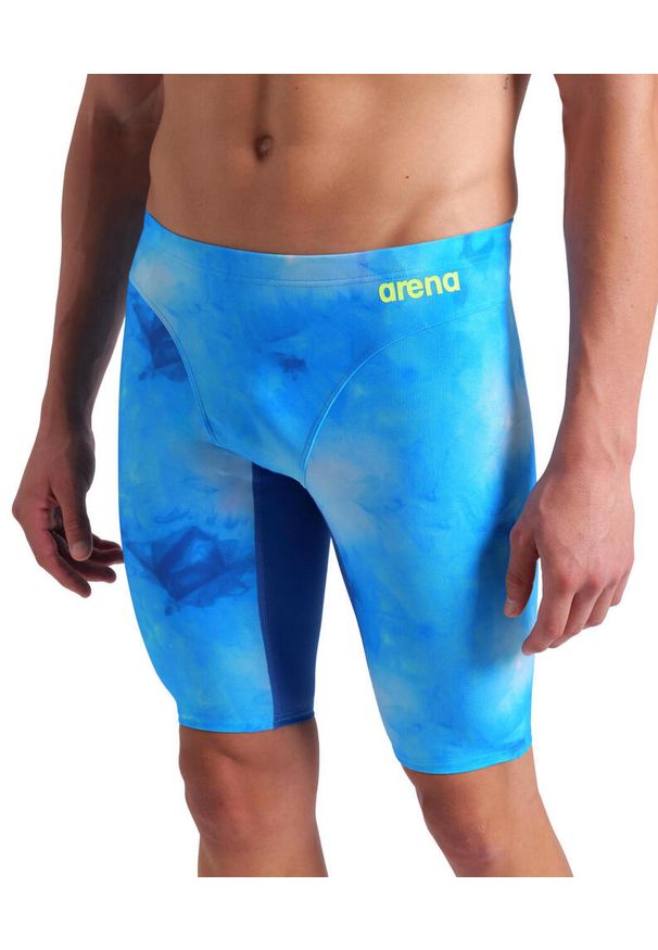 Spodenki Treningowe Arena Swim Jammer Allover Print. Kolor: niebieski. Wzór: nadruk