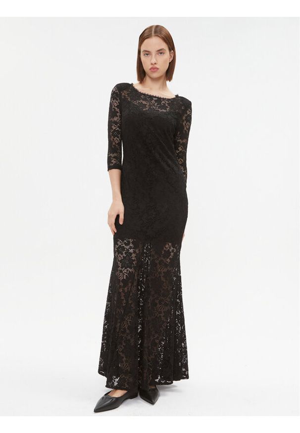 Rinascimento Sukienka wieczorowa CFC0115558003 Czarny Regular Fit. Kolor: czarny. Materiał: syntetyk. Styl: wizytowy