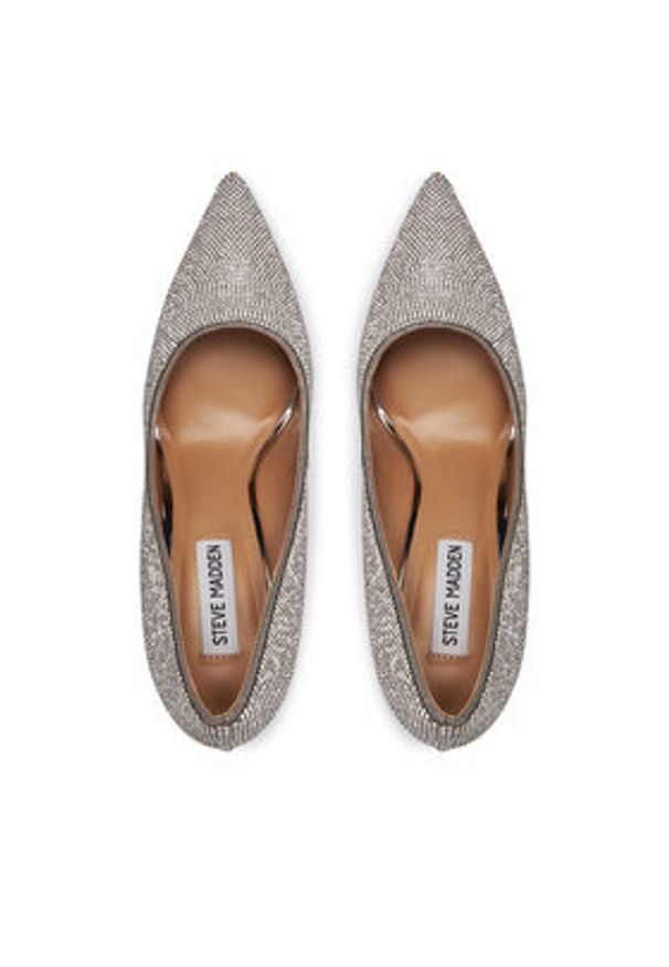 Steve Madden Szpilki Thrive-R SM11004880 Srebrny. Kolor: srebrny. Materiał: materiał. Obcas: na szpilce