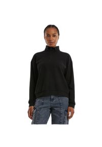 Bluza damska Urban Classics Troyer. Typ kołnierza: typu troyer. Kolor: czarny #1