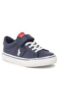 Polo Ralph Lauren Sneakersy RF104286 S Granatowy. Kolor: niebieski. Materiał: skóra #4