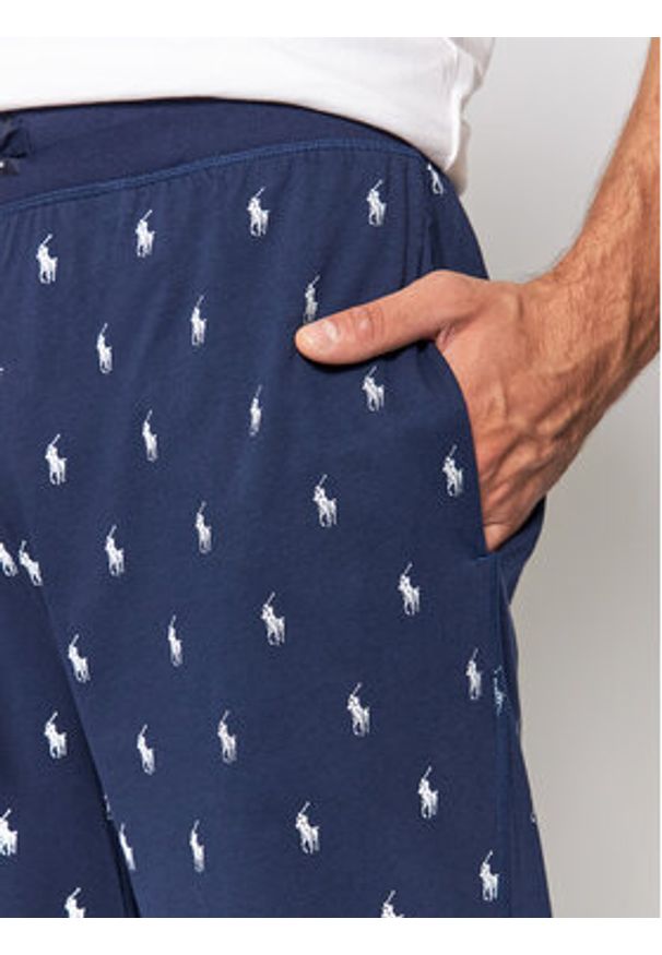 Polo Ralph Lauren Spodnie piżamowe 714844764001 Granatowy Regular Fit. Kolor: niebieski. Materiał: bawełna