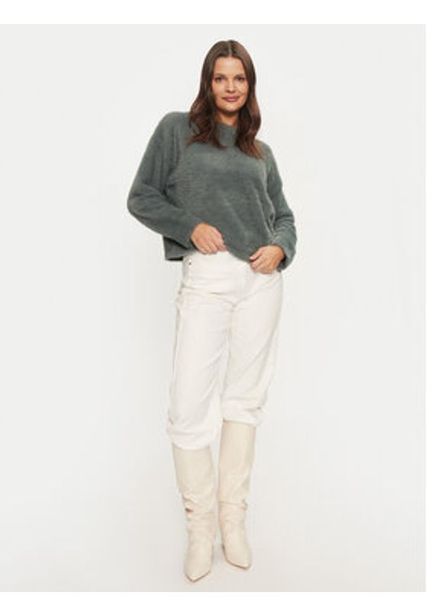Vero Moda Sweter Alina 10311209 Zielony Regular Fit. Kolor: zielony. Materiał: syntetyk