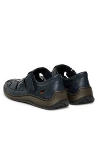 Rieker Półbuty 05291-14 Granatowy. Kolor: niebieski. Materiał: skóra #5