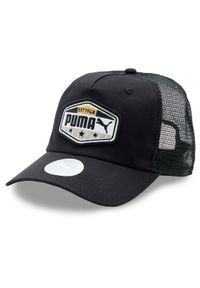 Puma Czapka z daszkiem Trucker Cap 024046 Czarny. Kolor: czarny. Materiał: poliester, materiał