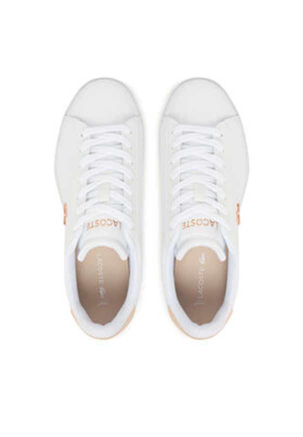 Lacoste Sneakersy Carnaby Set 748SFA0016 Biały. Kolor: biały. Materiał: skóra