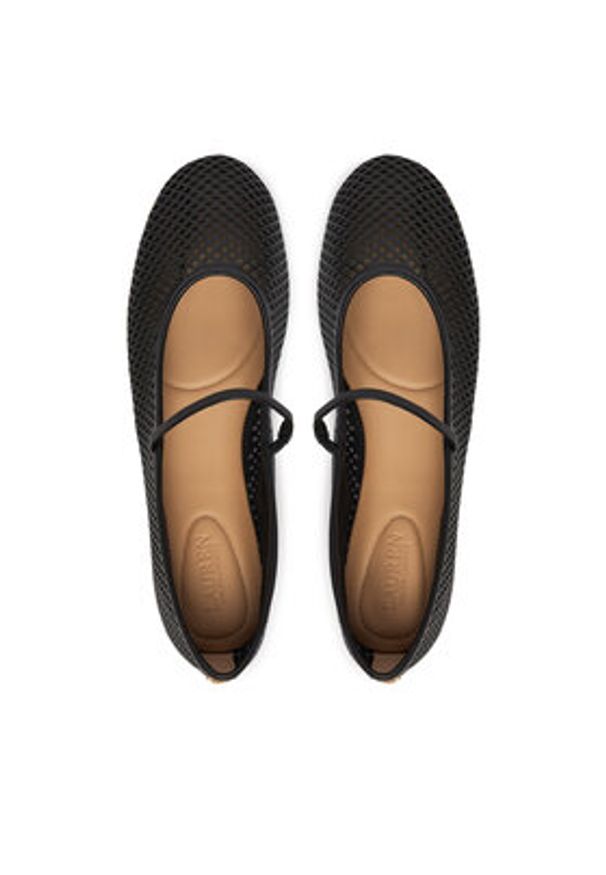 Lauren Ralph Lauren - LAUREN RALPH LAUREN Baleriny Jayna 802P04176001 Czarny. Kolor: czarny. Materiał: skóra