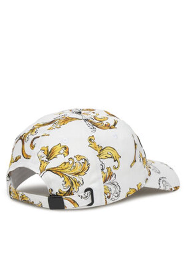 Versace Jeans Couture Czapka z daszkiem 78VAZK10 Biały. Kolor: biały. Materiał: bawełna
