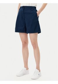 TOMMY HILFIGER - Tommy Hilfiger Szorty materiałowe WW0WW44762 Granatowy Regular Fit. Kolor: niebieski. Materiał: bawełna #1