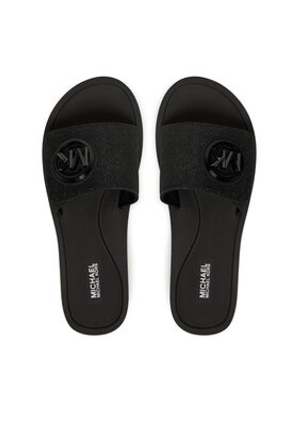 MICHAEL Michael Kors Klapki 40S4MKFA1D Czarny. Kolor: czarny. Materiał: materiał