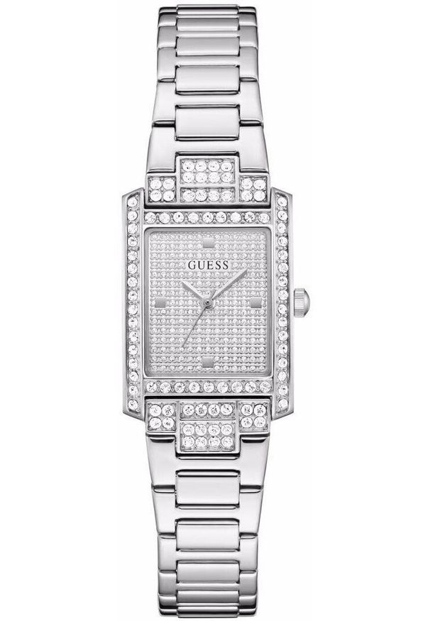 Zegarek damski Guess GW0995L1 CYRKONIE srebrny. Kolor: srebrny