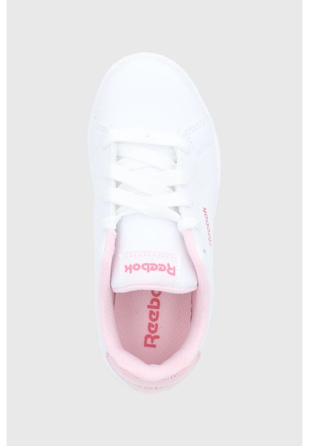 Reebok Classic buty dziecięce RBK ROYAL COMPLETE kolor biały. Nosek buta: okrągły. Zapięcie: sznurówki. Kolor: biały. Materiał: guma. Model: Reebok Classic, Reebok Royal