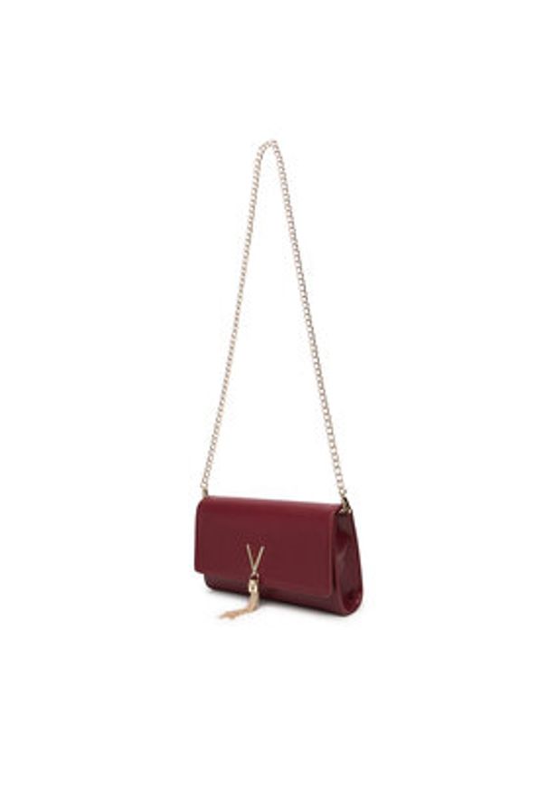 VALENTINO - Valentino Torebka Divina VBS1R401G Bordowy. Kolor: czerwony. Materiał: skórzane