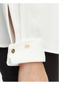 Elisabetta Franchi Bluzka CA-159-62E2-V400 Biały Regular Fit. Kolor: biały. Materiał: wiskoza #4