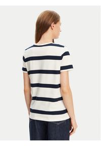 TOMMY HILFIGER - Tommy Hilfiger T-Shirt Script WW0WW45746 Écru Regular Fit. Materiał: bawełna #5