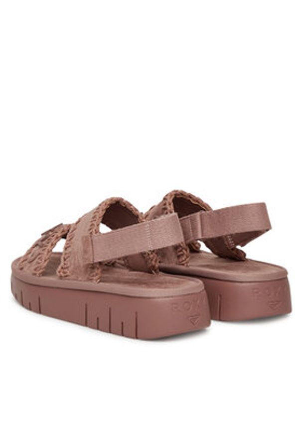 Roxy Sandały HY62277-1 Różowy. Kolor: różowy. Materiał: materiał