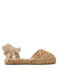 Manebi Espadryle Yucatan Flat Valenciana Espadrilles G 1.3 P0 Beżowy. Kolor: beżowy. Materiał: materiał #1