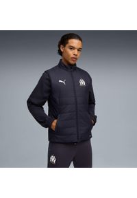 Puma - Kamizelka OM 2025/26. Kolor: niebieski. Długość rękawa: bez rękawów. Sport: piłka nożna #2
