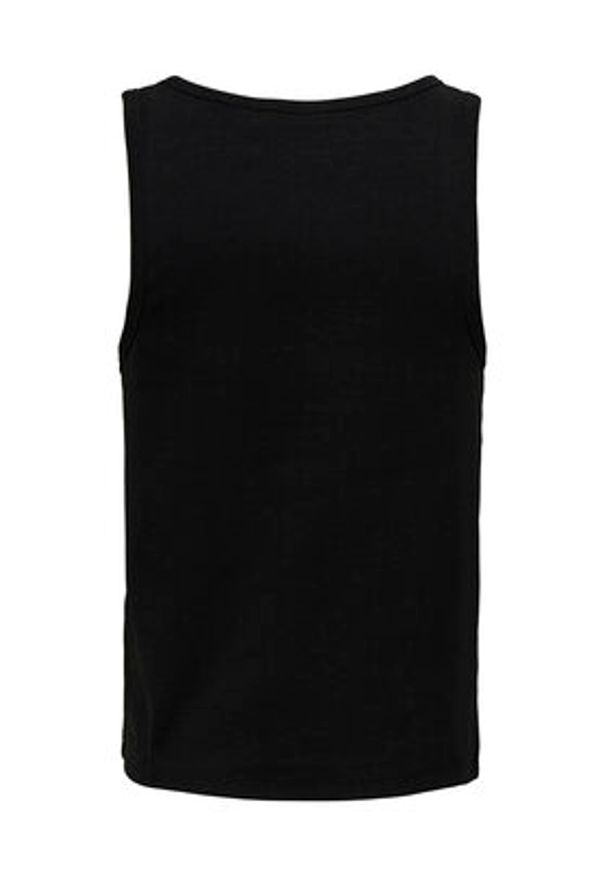 Only & Sons Tank top Tanner 22030217 Czarny Regular Fit. Kolor: czarny. Materiał: bawełna