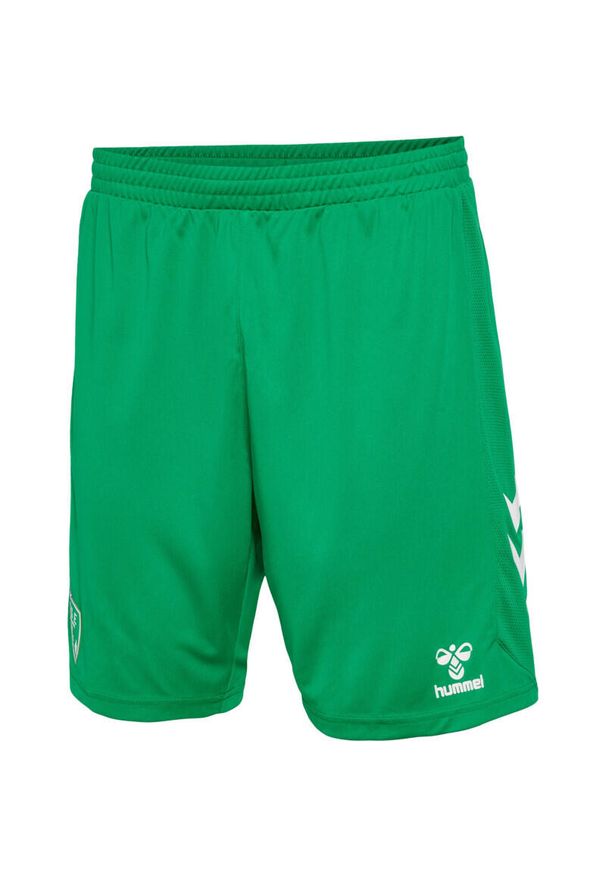 Hummel - Szorty domowe dla dzieci 22/23. Okazja: do domu. Kolor: zielony. Styl: sportowy, młodzieżowy