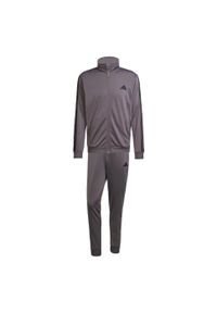 Adidas - Dres Sportswear Basic 3-Stripes Tricot. Kolor: fioletowy. Materiał: dresówka