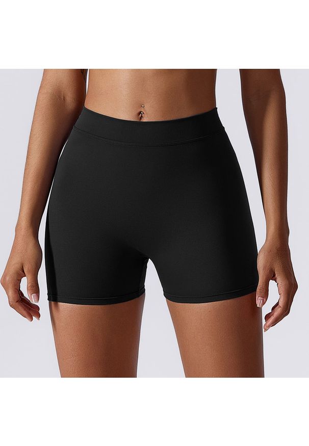 Intica - Szorty sportowe modelujące pośladki elastyczne Mirosava. Kolor: szary. Materiał: materiał. Sport: fitness