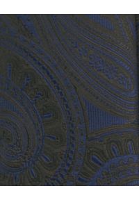 Krawat Męski - Angelo di Monti - Czarny, Niebieskie Akcenty. Kolor: niebieski. Materiał: tkanina. Styl: elegancki, wizytowy #5