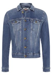 Tommy Jeans Kurtka jeansowa Trucker DW0DW08153 Granatowy Regular Fit. Kolor: niebieski. Materiał: bawełna #4