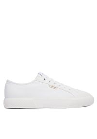 Calvin Klein Trampki Vulc Laceup Cv HM0HM02121 Biały. Kolor: biały. Materiał: materiał #1