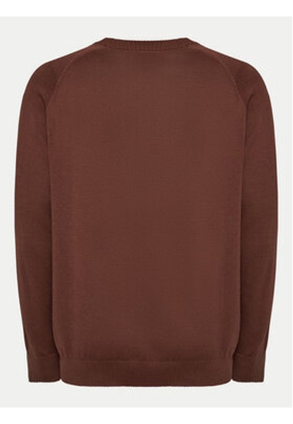Lee Sweter 112355672 Brązowy Regular Fit. Kolor: brązowy. Materiał: bawełna