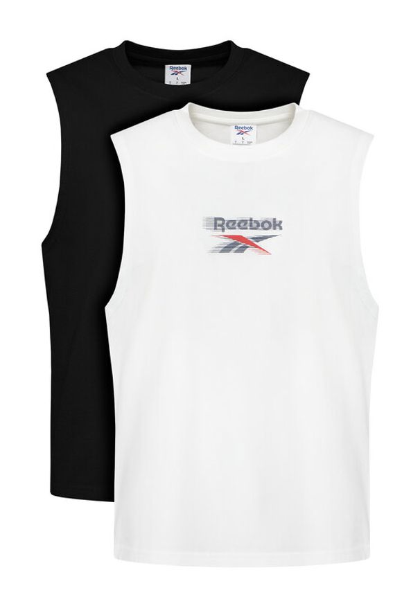 Reebok Komplet tank topów Bravo RK25610CCM Kolorowy Regular Fit. Materiał: bawełna. Wzór: kolorowy
