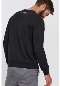Armani Exchange - Bluza bawełniana. Okazja: na co dzień. Kolor: czarny. Materiał: bawełna. Wzór: nadruk. Styl: casual #3