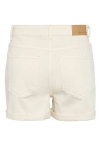 Noisy may - Noisy May Szorty jeansowe Moni 27029546 Beżowy Slim Fit. Kolor: beżowy. Materiał: bawełna #4
