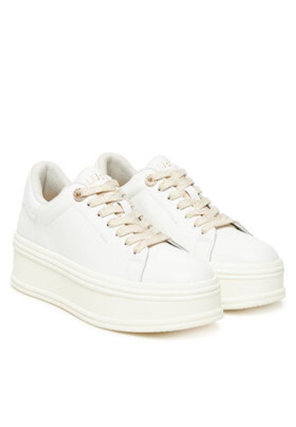 Liu Jo Sneakersy Selma 16 BF5039 PX532 Biały. Kolor: biały. Materiał: skóra