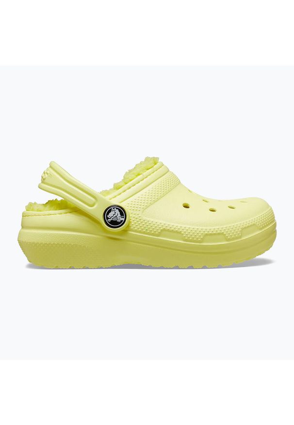 Klapki dziecięce Crocs Classic Lined. Kolor: żółty