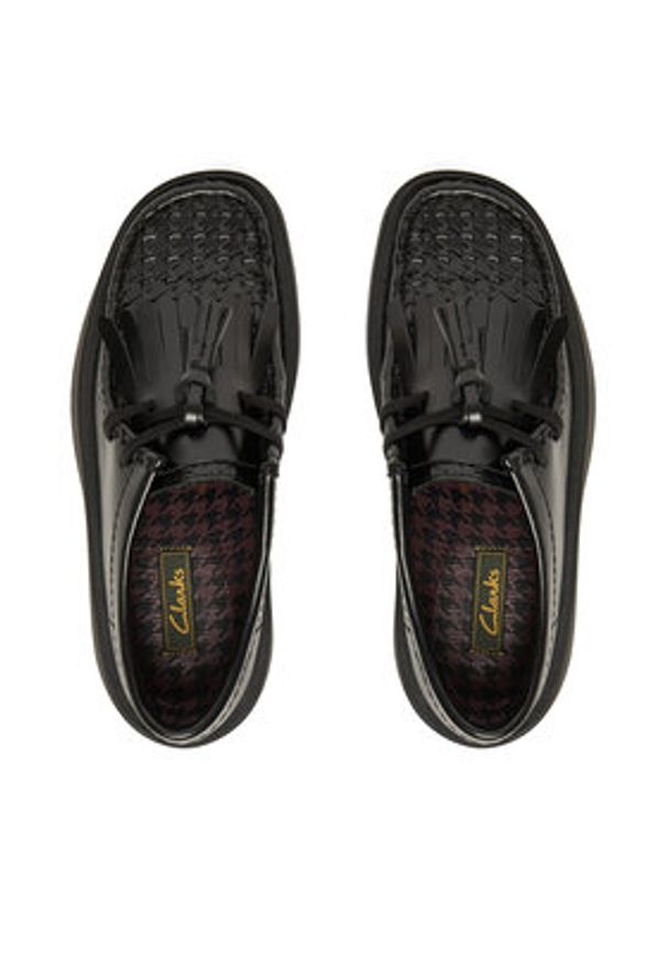 Clarks Półbuty Torview W 26184943 Czarny. Kolor: czarny. Materiał: skóra