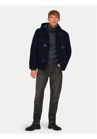 Only & Sons Kurtka zimowa Jules 22030865 Granatowy Regular Fit. Kolor: niebieski. Materiał: wełna, syntetyk. Sezon: zima #5