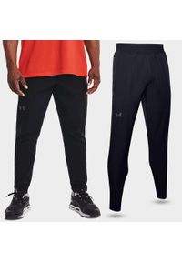 Spodnie fitness męskie Under Armour Unstoppable Tapered. Kolor: czarny. Sport: fitness