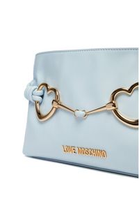 Love Moschino - LOVE MOSCHINO Torebka JC4034PP1MLB0712 Błękitny. Kolor: niebieski. Materiał: skórzane #5