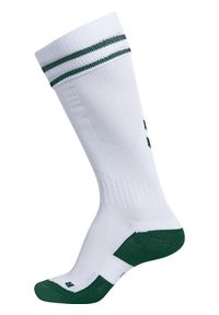 Getry piłkarskie dla dorosłych Hummel Element Football Sock. Kolor: wielokolorowy, zielony, biały. Sport: piłka nożna