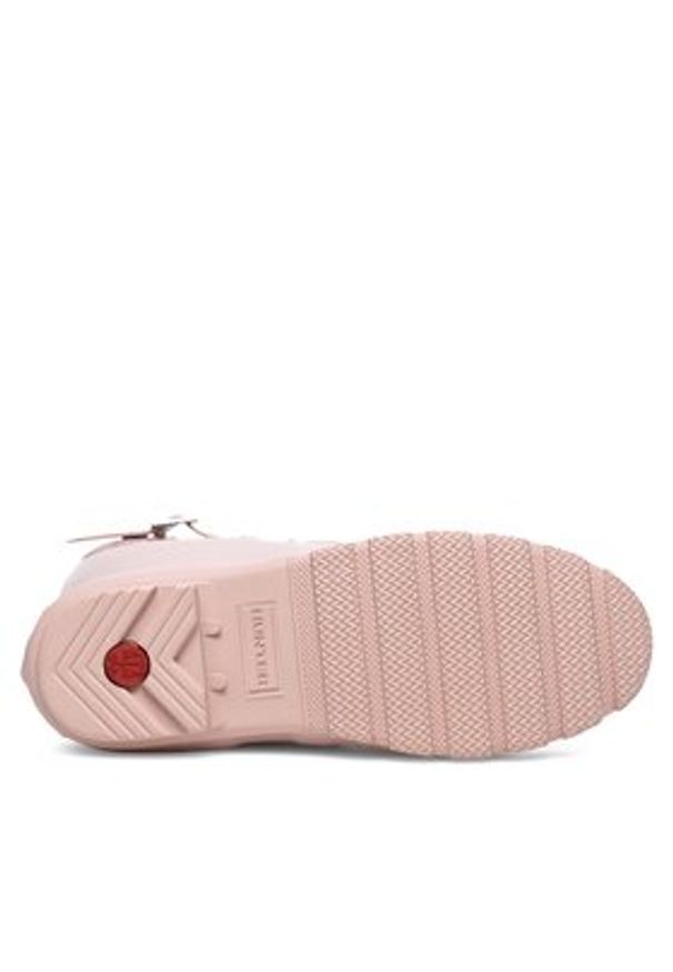 Hunter Kalosze HFW-006 Różowy. Kolor: różowy. Materiał: kauczuk, syntetyk