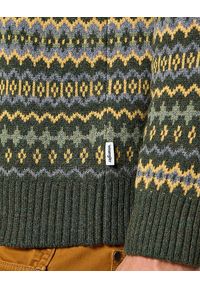 Lee - WRANGLER FAIRISLE SWEATER MĘSKI SWETER CIEPŁY VERDANT GREEN 112357294 W8F7014320 #5