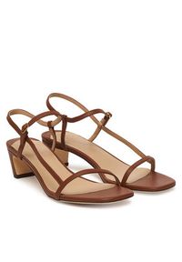 Lauren Ralph Lauren - LAUREN RALPH LAUREN Sandały 802P00097002 Brązowy. Kolor: brązowy. Materiał: skóra #4
