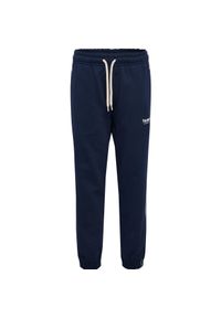 Luźne spodnie dresowe dla dzieci Hummel Piping. Kolor: niebieski. Materiał: dresówka #1